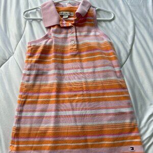 Y2K Vintage Tommy Hilfiger Racerback Polo Toddler Dress
